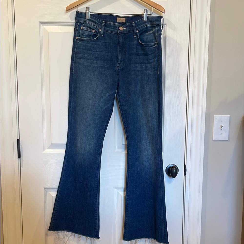 Women's Blue Flared Jeans